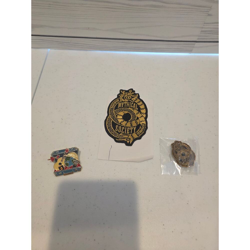 Good Mythical Morning GMM Mythical Society Exclusive Fabric Patch Pin Tour Pin
